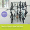 DELT Cycle WM6000 Heavy-Duty 6-Bike Vertical Rail Rack - Silver - Like New
