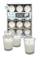 Hyoola Candles 24 Votive, 15 Hour Burn Time, 2.5" H x 2" W, B07SQ4DPJ1 - White - Brand New