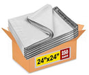 iMBAPrice 250 24x24 Premium Matte Finish White Poly Mailers, B00JKTSFOK - NEW - Brand New