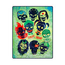 JPI Twin Blanket, 60'' x 80'', B016NF3C8M - Suicide Squad - Green - Brand New