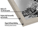 Americanflat 12x18 Poster Frame Driftwood Engineered Wood Polished Plexiglass - Brand New