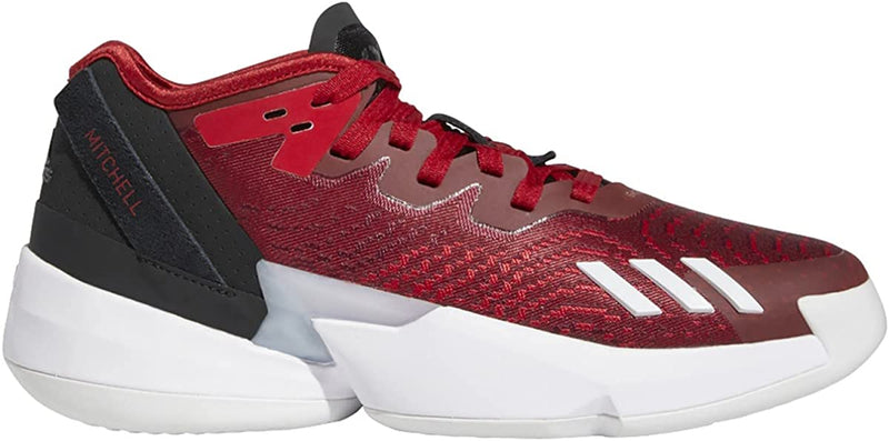 GY6507 Adidas D.O.N Issue 4 Basketball Shoe Unisex Red/White M7 W8 Like New
