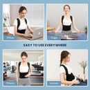 Medsarar Back Brace Posture Corrector, Adjustable Breathable, Size M, Black - Like New