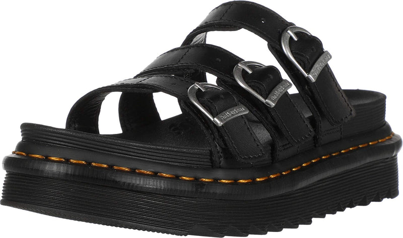 25456001 Dr. Martens Women's Slide Sandal Black Hydro Size 6 - Like New