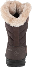 COLUMBIA WOMEN'S ICE MAIDEN II SNOW BOOTS - SIZE: WOMEN 10.5 - CORDOVAN, SIBERIA - Like New