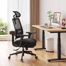 NEWTRAL ERGONOMIC CHAIR WITH FOOTREST HOME OFFICE MAGICH-BP - BLACK - Like New