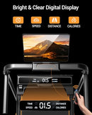 LONTEK 3 IN 1 WALKING PAD TREADMILL 15% INCLINE OLT-X5F TREADMILL - CARBON BLACK - Like New