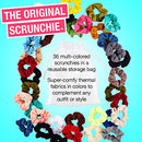Scunci by Conair The Original Super Comfy Waffle Knit Scrunchie 36 Count - Brand New