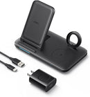 Anker Foldable 3-in-1 Wireless Charging Adapter 335 Wireless Charger - BLACK Like New