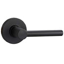 AMAZON BASICS CONTEMPORARY MADISON PASSAGE DOOR LEVER, TM24982, MATTE BLACK - Like New