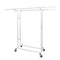 FISHAT HEAVY DUTY DOUBLE ROD CLOTHES RACK - WHITE - Like New