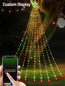 PROBRO CHRISTMAS DECORATION LIGHTS +WATERFALL LIGHTS, TIMERS, DECORATIVE STRING - Like New