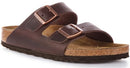 0452763 Birkenstock Arizona Mules/Clogs Men Brown Mules Shoes, Size 6 - Like New