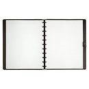 TUL CUSTOM NOTE-TAKING SYSTEM DISCBOUND NOTEBOOK LETTER SIZE LEATHER COVER BLACK - Brand New