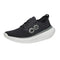 09012024 OOFOS MEN’S OOMY STRIDE RECOVERY SHOE BLACK/WHITE SIZE 9 M - Like New