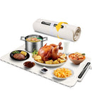 QIMH FOOD WARMING MAT SILICONE FOOD WARMER FOR PARTIES BUFFET BW605 - BEIGE - Like New