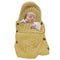 XMWEALTHY Newborn Baby Wrap Swaddle Blanket Knit Folding -Turmeric - Like New