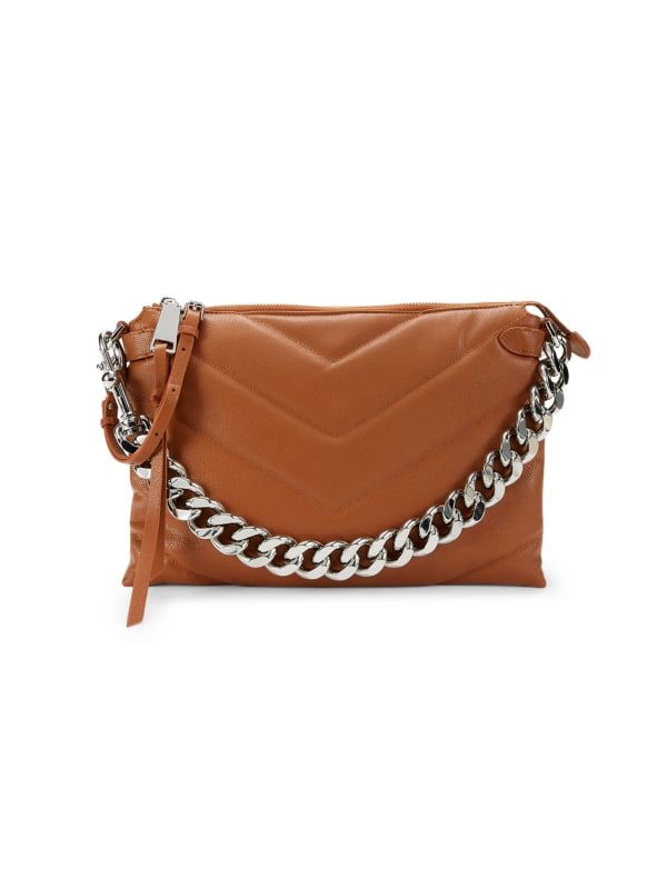 REBECCA MINKOFF EDIE MAXI CROSSBODY - SADDLE - Like New