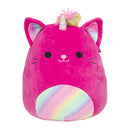 Squishmallows Kellytoy Plush 8" Squishy Plush Toy Animals B09P7257WN -Caticorn - Brand New
