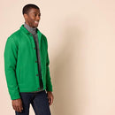 AMAZON ESSENTIALS MEN'S WOOL BLEND BOMBER JACKET (BIG & TALL) - SIZE M - GREEN - Brand New