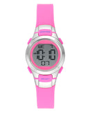 ARMITRON SPORT WOMENS DIGITAL CHRONOGRAPH RESIN STRAP WATCH - NEON PINK - Like New
