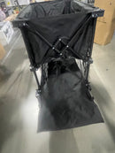 DOUBLE DECKER WAGON LARGE BEACH WAGON BIG WHEELS FOR SAND - BLACK - Like New