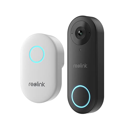 REOLINK DOORBELL WIRED 5MP OUTDOOR VIDEO CAMERA SMART DETECTION V2 - White Like New