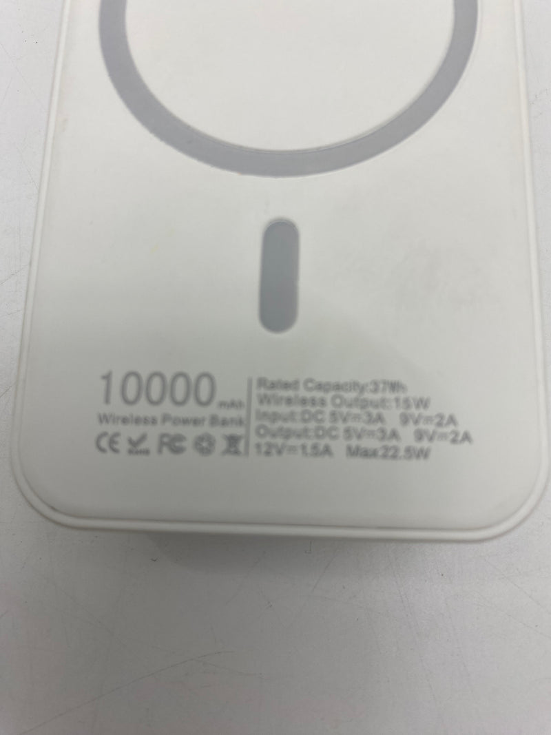 Wireless Power Bank 10000 mAh - white Like New