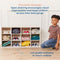ECR4KIDS STREAMLINE 12 CUBBY TRAY STORAGE CABINET 3X4 CLASSROOM ELR-17432-WW - Like New