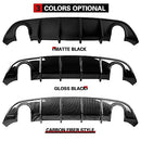 Auraroad Rear Diffuser V3 Style Rear Lip Bumper Body Splitter Carbon Fiber - Brand New