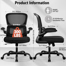 BESTFAIR HOME OFFICE DESK CHAIR ERGONOMIC OFFICE DESK CHAIR LUMBAR SUPPORT BLACK - Like New