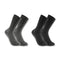 SC9602M CARHARTT  MEN'S WOOL SYNTHETIC CREW SOCKS 2 PACK SIZE MEN L - BLACK - Like New