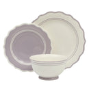 THE PIONEER WOMAN AINSLEY 12-PIECE CERAMIC DINNERWARE SET, IRIS - PURPLE - Like New
