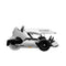 NINEBOT SEGWAY GOKART KIT2 IMMERSIVE ELECTRIC GO-KART RACING WHITE - Like New