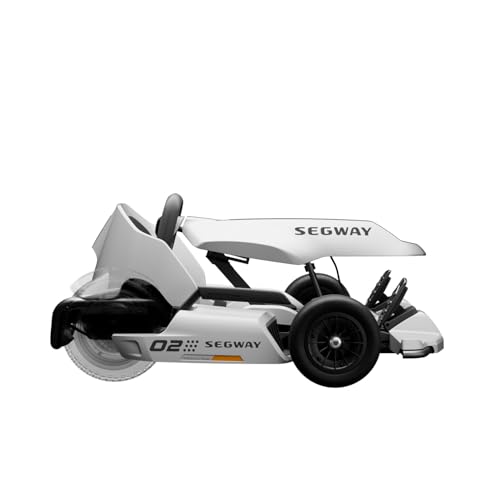 NINEBOT SEGWAY GOKART KIT2 IMMERSIVE ELECTRIC GO-KART RACING WHITE - Like New