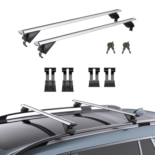 TANX Universal Roof Rack Cross Bars, 52" Aluminum Roof Rails - Scratch & Dent
