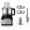 BRAUN EASY PREP 8C FOOD PROCESSOR - SILVER - Scratch & Dent