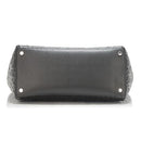 KARL LAGERFELD WOMEN'S DURABLE MAYBELLE TOTE BAG - BLACK/SILVER - Brand New