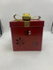 MERRY CHRISTMAS GIFT BOX WITH LID - RED - Like New