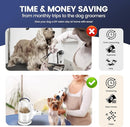 Yinole Pet Grooming Kit Vacuum Suction Dog Vacuum Shedding Grooming P50 - White Like New