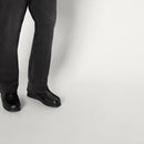 AMAZON ESSENTIALS MEN'S CHUKKA MOC TOE BOOTS SIZE MEN 10.5 BLACK FAUX LEATHER - Brand New