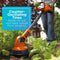 Black+Decker 20V 7" Cordless Cultivator/Tiller, 1.5Ah Battery Charger - Orange - Like New