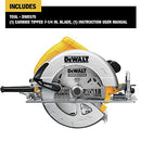 DEWALT 7-1/4" CIRCULAR SAW, LIGHTWEIGHT, CORDED DWE575 - Yellow - Like New