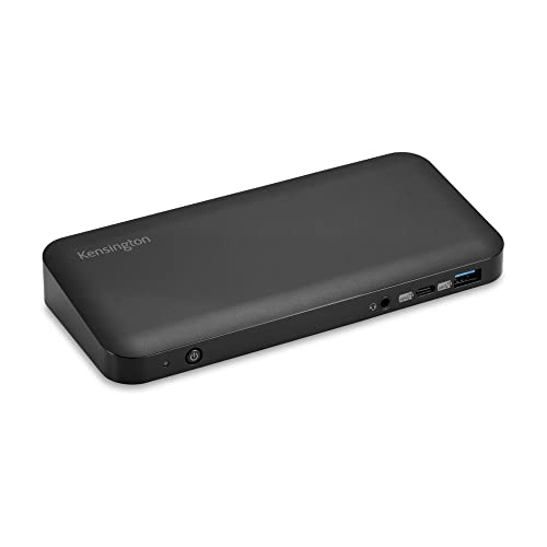 KENSINGTON SD4840P TRIPLE 4K DISPLAY USB-C DRIVERLESS DOCKING STATION - BLACK - Like New