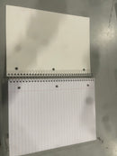 OFFICE DEPOT WIREBOUND NOTEBOOK 8" X 10-1/2", 5 SUBJECTS 180 SHEETS - GREEN - Brand New