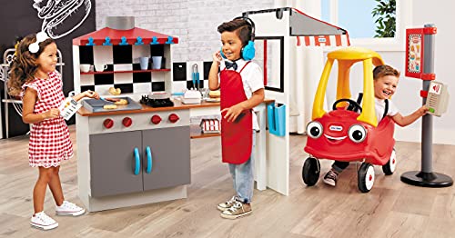 LITTLE TIKES REAL WOOD DRIVE-THRU DINER WOOD KITCHEN LIGHTS - Scratch & Dent