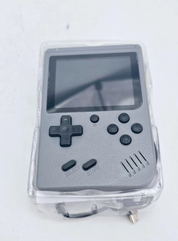 GAMEBOX PLUS HAND HELD GAME SYSTEM RECHARGEABLE BATTERY GREY 500 IN 1 - GRAY - Like New