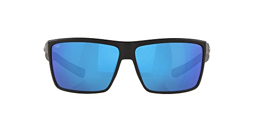 Costa Del Mar Men's Rinconcito Rectangular Sunglasses - Size 63-11 - Matte Black - Like New