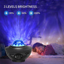 GENERIC 12 IN 1 GALAXY PROJECTOR STAR NIGHT LIGHT AMBIANCE WITH BLUETOOTH, BLACK - Like New