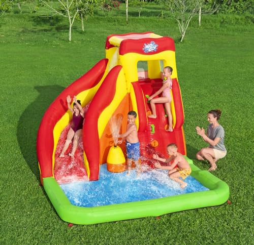 BESTWAY H2OGO! LAVA SPLASH KIDS INFLATABLE WATER PARK, LAVA SPLASH, 53463E-NEW - Like New
